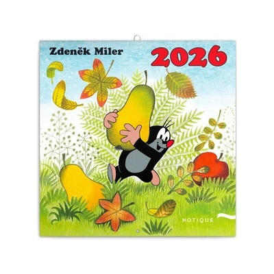 Poznámkový Krteček nástěnný 2026