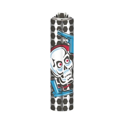 Clipper Metal Cover Skull Guns 2