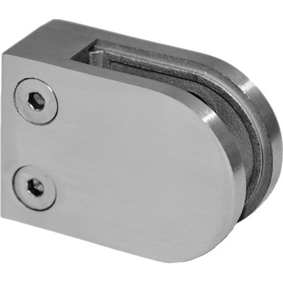 Svorka plochá na jokel 40x40mm, brúsená nerez AISI304