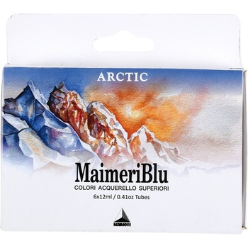 Maimeri Blu Комплект акварелни бои Arctic 6 x 12 ml (M1698051)
