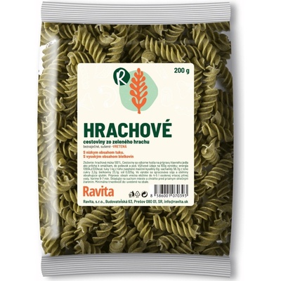 Ravita hrachové cestoviny fusili 200 g