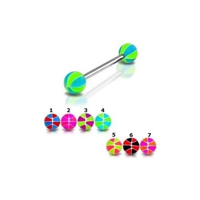Šperky4U piercing do jazyku PJ01051-KR