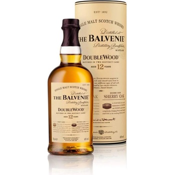 Balvenie Double Wood 12y 40% 0,7 l (tuba)