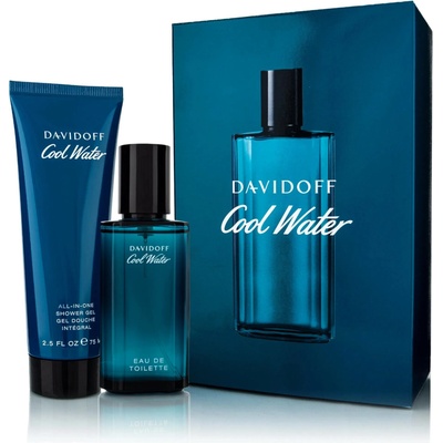 Davidoff Cool Water Man EDT 40 ml + sprchový gel 75 ml dárková sada
