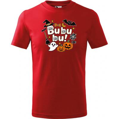 Handel detské tričko Bu bu bu! červená