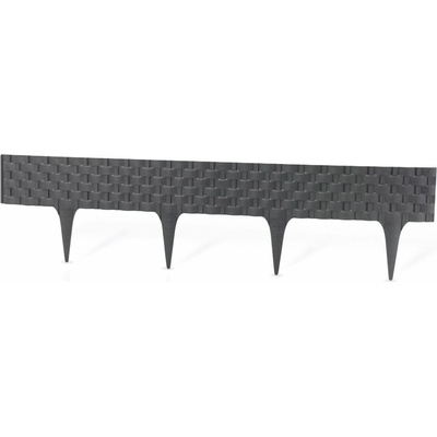 Gardenplast Zahradní palisáda Rattan Palisade 9,5 cm / 0,8 m antracit 1 ks