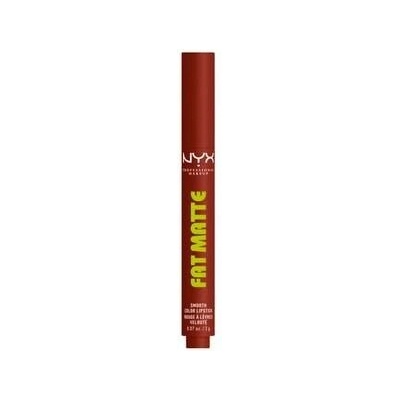 NYX Professional Makeup Fat Matte Smooth Rtěnka Tmavě červená 2 g