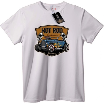 NOONEBRAND Тениска Hot Rod custom гараж - M, White