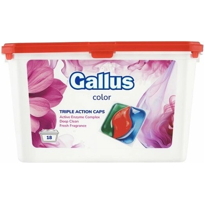 Gallus Triple Action Color 3v1 prací kapsle 18 PD