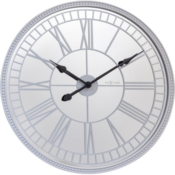 NeXtime Стенен часовник Cleopatra Mirror бял (3255WI)