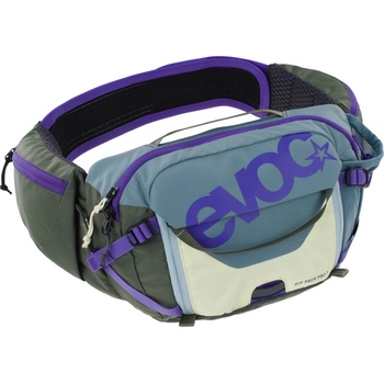 Evoc Чанта за кръст Evoc Hip Pack Pro 3 Hip bag - Steel / Violet / Dark Olive - размер 3 l (510-4705-0611)