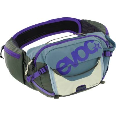 Evoc Чанта за кръст Evoc Hip Pack Pro 3 Hip bag - Steel / Violet / Dark Olive - размер 3 l (510-4705-0611)