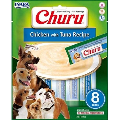 Churu Dog snack kuře & tuňák 8 x 20 g
