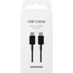 Samsung Оригинален USB-C към USB-C Кабел Samsung 1.8m 3A EP-DX310JBE, Черен (EP-DX310JBEGWW)