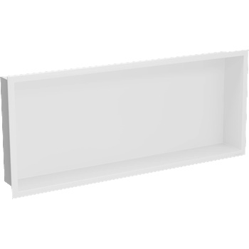 Mexen X-Wall-R нишова лавица с яка 75 x 30 см, бяла - 1920753010 (1920753010)