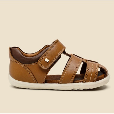 Bobux Outlet: Step up Roam: Сандали за прохождане Caramel + Toffee - Размер No19 (729213-19)