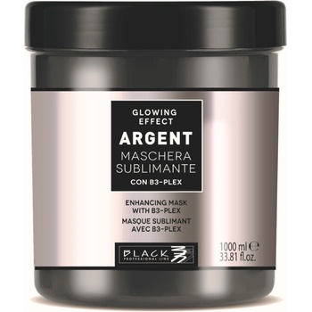 Black Professional Black Professional Argent Glowing Effect Mask 1000 ml