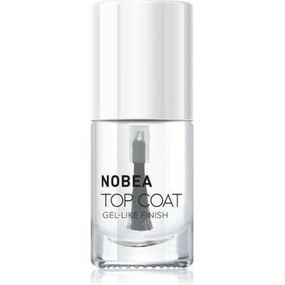 NOBEA Day-to-Day Top Coat vrchní ochranný lak na nehty s leskem 6 ml