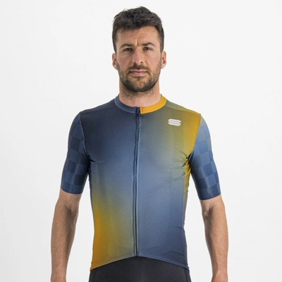 Sportful Rocket modrý/zlatý dub