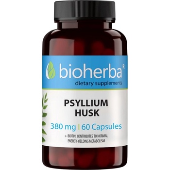 Image 1 of Bioherba Psyllium Husk 380 mg [100 капсули]