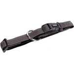 Nobby Нашийник за куче soft grip дебелина 15 мм, дължина 25-35 см тъмно сиво 78510-74