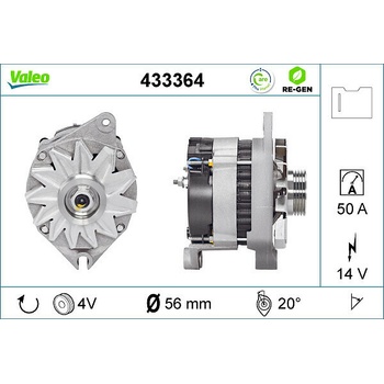 Alternátor VALEO 433364