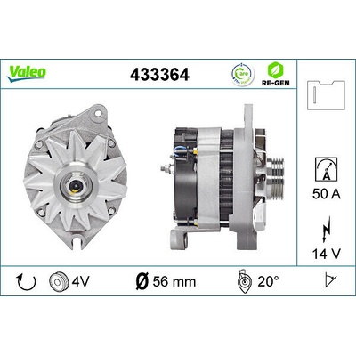 Alternátor VALEO 433364