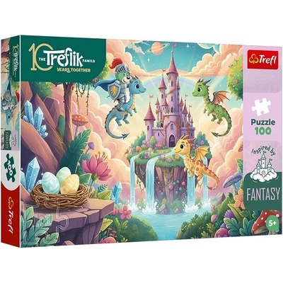 Trefl Rytier Treflík vo fantasy svete 100 dielov
