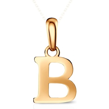 SAVICKI Висулка с буква b savicki : злато