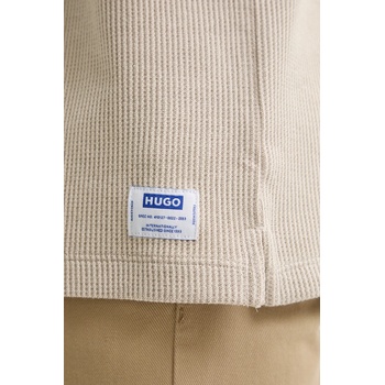 HUGO Blue тениска тип пуловер мъжка с памук Nuwaffle (50534434)