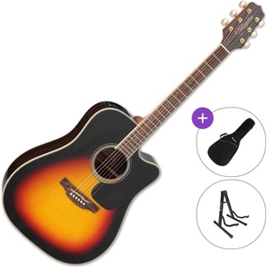 Takamine GD51CE Standard SET Brown Sunburst Електро-акустична китара Дреднаут