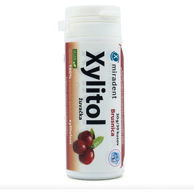 Miradent Xylitol brusnica 30ks