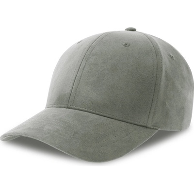 Atlantis Headwear Fam-S semišového vzhledu 6 panelová COT33027107699-grey Šedá