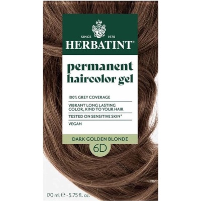 Herbatint Prírodná permanentná farba na vlasy 6D - tmavá zlatá blond 170 ml