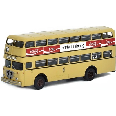 Brekina Bussing D2U Braune Brause Coca Cola 1:87