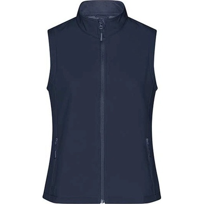 James & Nicholson dámská softshellová vesta JN1127 Navy