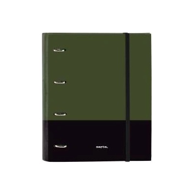 Safta Папка с пръстени Safta Dark forest Черен Зелен 27 x 32 x 3.5 cm