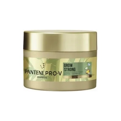 Pantene Pro-V Miracles Grow Strong Hair Mask Кератинова маска за дълга коса с биотин и бамбук 160мл