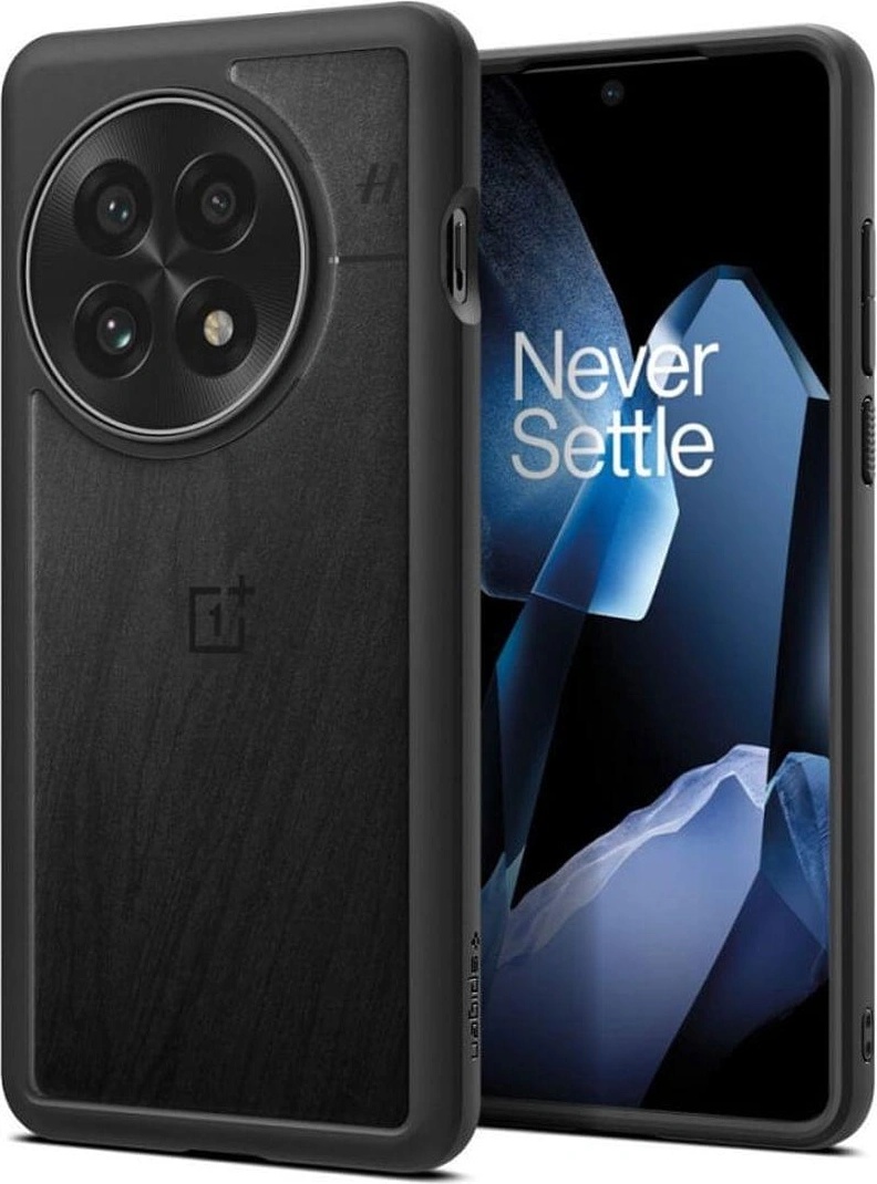 Spigen Противоударен Хибриден Калъф за Oneplus 13, Spigen Ultra Hybrid Case, Черен (ACS09067)
