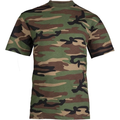 Tričko dětské woodland