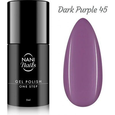 NANI gel lak One Step Dark Purple 5 ml