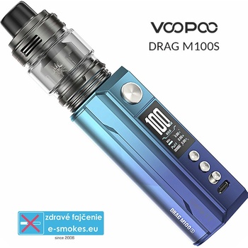 VooPoo DRAG M100S 100W Grip 5,5 ml Full Kit Cyan and Blue 1 ks