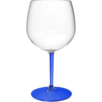 Gold Plast Sklenice plastová na Gin&Tonic modrá stopka nerozbitná 580 ml