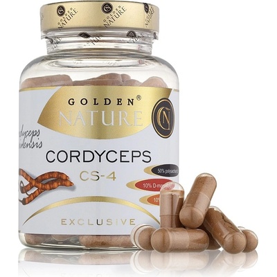 Golden Nature Cordyceps CS-4 Exclusive 50% polysacharidov 100 ks
