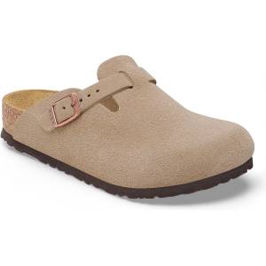 Birkenstock Детски сандали Birkenstock Kid's Boston BS Suede Leather Sandals - Taupe - размер 32 (702-5450-0117)