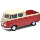 Welly VW T1 Double Cabin Pick Up Modrá 1:34