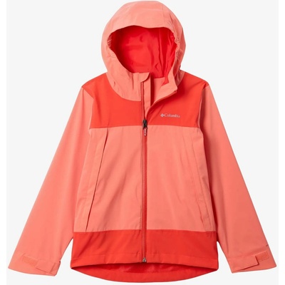 Dívčí bunda Columbia Boulder Falls Jacket - hot coral/poppy red