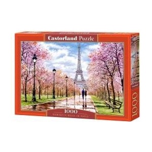 Castorland 1000 - piece puzzle Romantic Walk in Paris