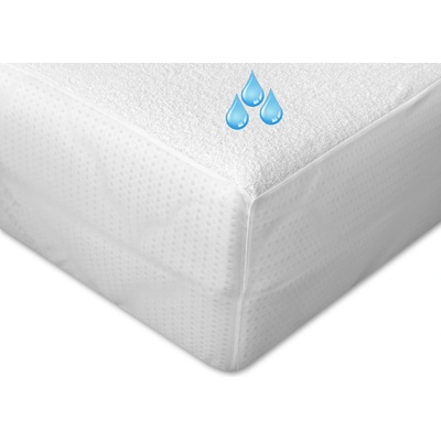 Brotex nepropustné prostěradlo PU+froté s elastickými boky 70x140