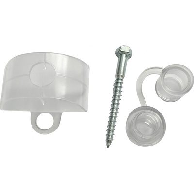 SADA 20-50 ks PRO VLNU 76/18 mm vrut, dist. podložka, PVC podložka s čepičkou – Zboží Mobilmania